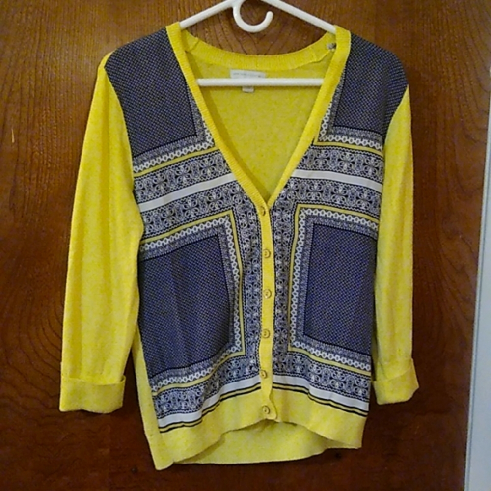 Lime Green New York & Company Cardigan M
